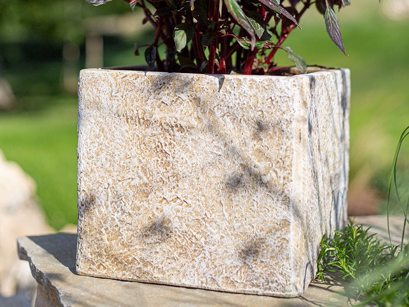 Apta Cotswold Stone Cube Planters Sizes Great Price